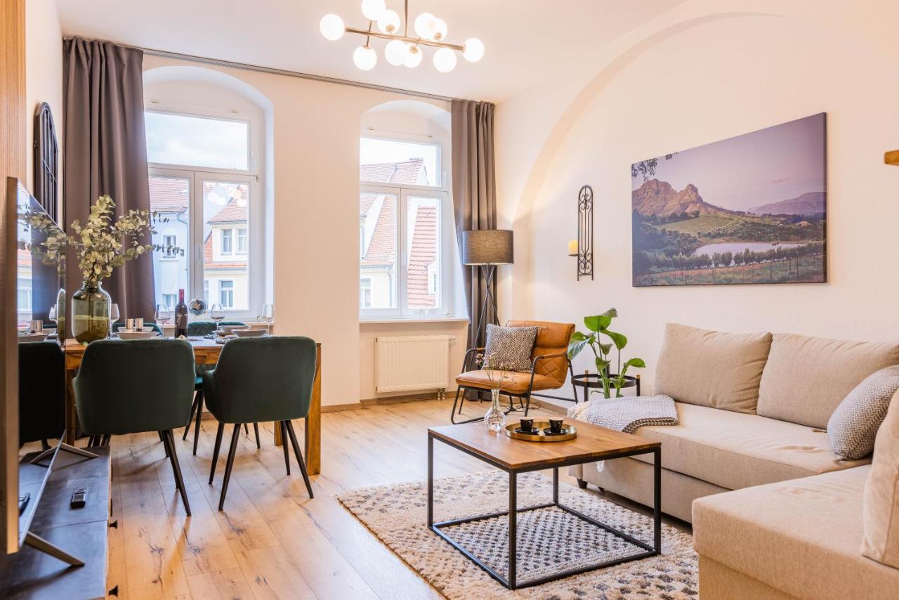 Fynbos Apartments Theaterblick, Historisch & Stilvoll, Parkplatz Майсен Екстериор снимка