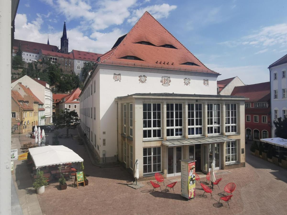 Fynbos Apartments Theaterblick, Historisch & Stilvoll, Parkplatz Майсен Екстериор снимка